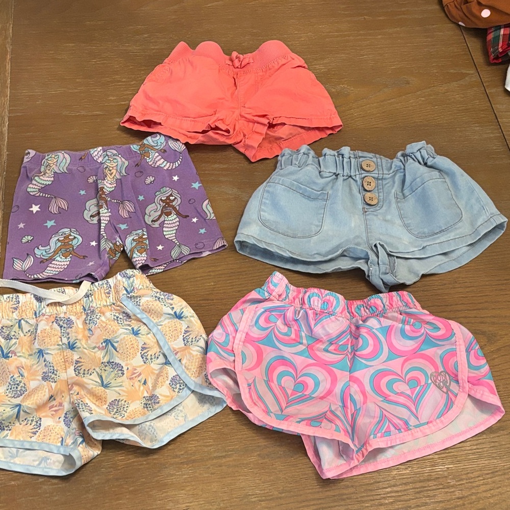 Kids Colorful Shorts Set 4t